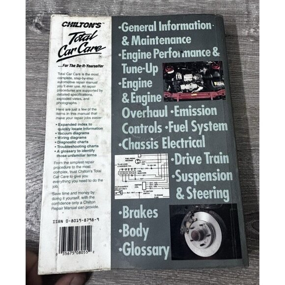 Chilton Repair Manual for 1988-1998 Chevrolet C2500 Paperback - Picture 3 of 5
